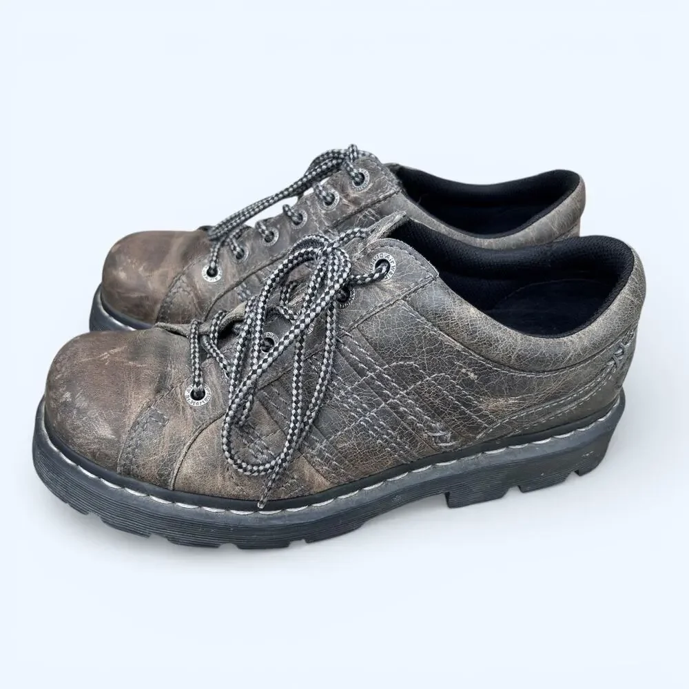 Vintage Y2K Dr. Martens Chunky Broden Leather Oxford Shoes Men’s 10 / Women’s 11